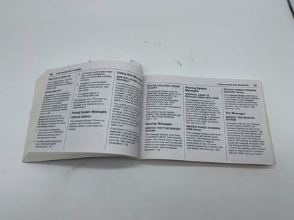2016 Chevrolet Silverado 1500 Owners Manual OEM D02B28011