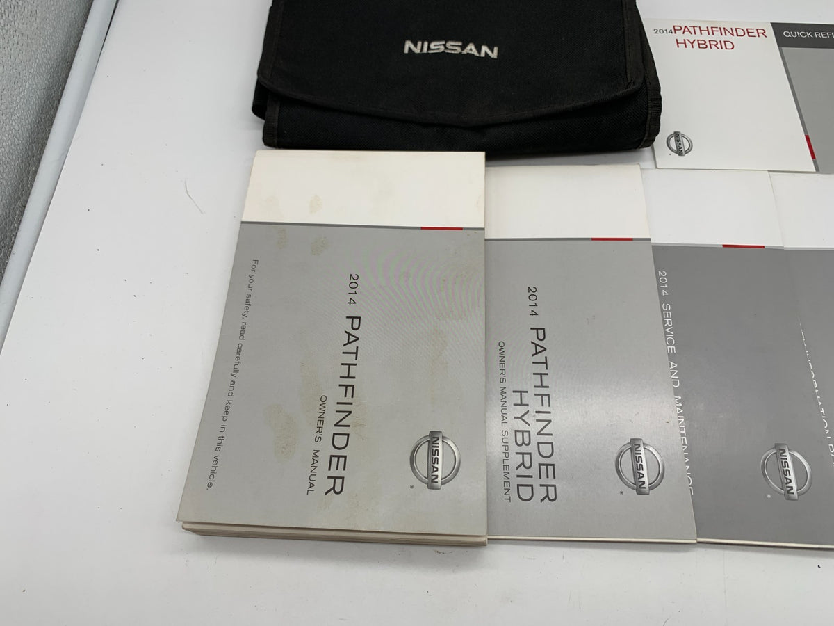 2014 Nissan Pathfinder Owners Manual Set with Case OEM D01B64009