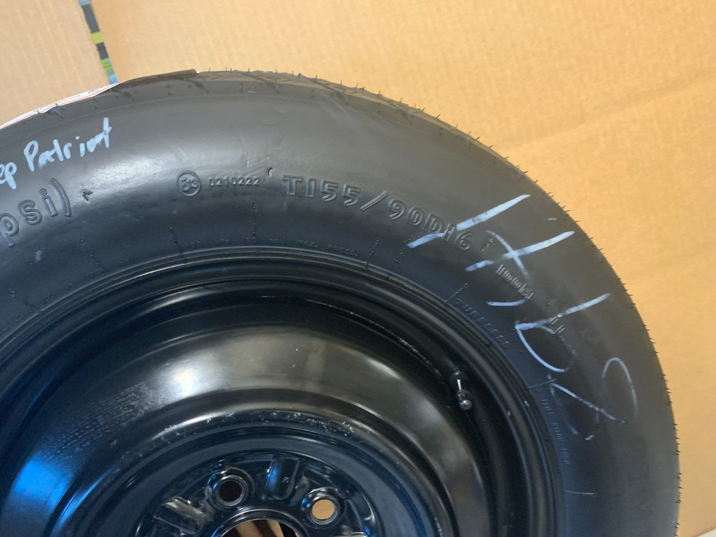 2007-2017 Jeep Patriot 16" Spare Tire Wheel Compact Donut T155/90D16