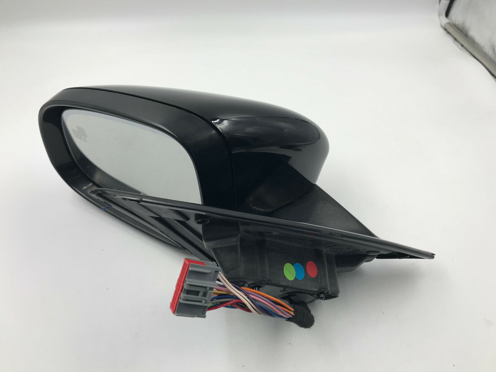 2010-2012 Jaguar XJ Driver Side View Power Door Mirror Black BSA OEM A03B09073