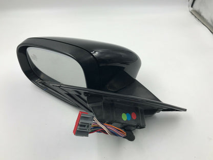 2010-2012 Jaguar XJ Driver Side View Power Door Mirror Black BSA OEM A03B09073