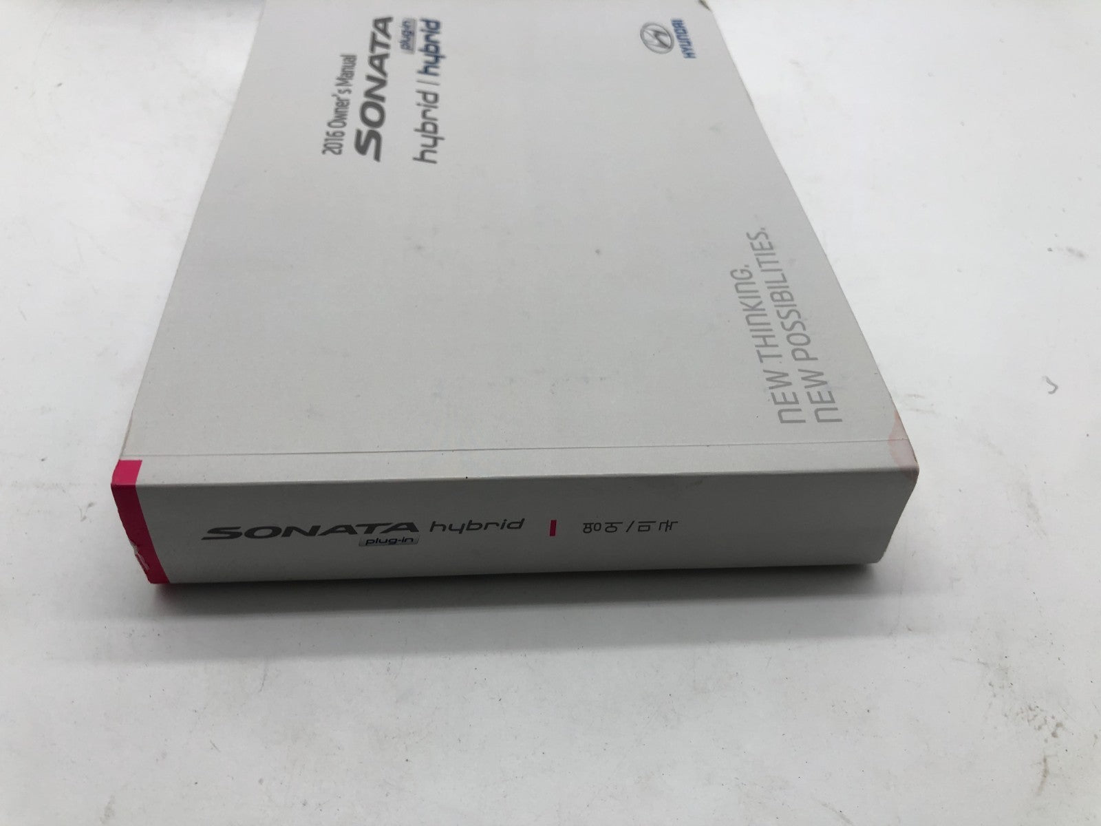 2016 Hyundai Sonata Owners Manual with Case OEM R01B08020