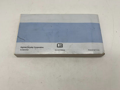 2005 Chrysler Pacifica Owners Manual with Case OEM