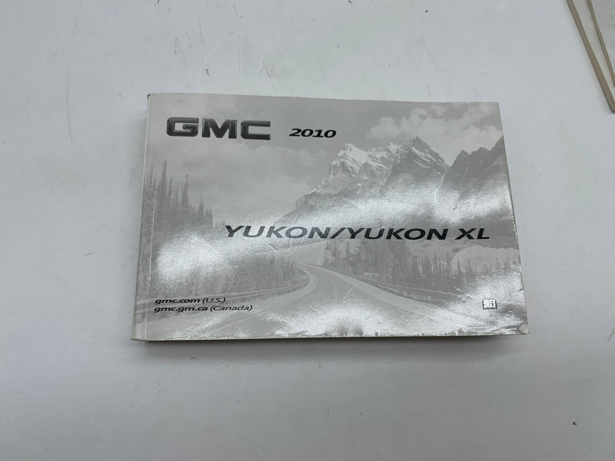 2010 GMC Yukon/Yukon XL Owners Manual Set OEM R01B33004