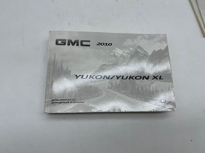 2010 GMC Yukon/Yukon XL Owners Manual Set OEM R01B33004
