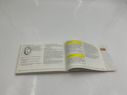 1999 Pontiac Grand Prix Owners Manual OEM B02B44057