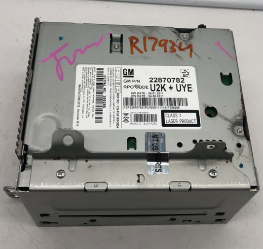 2011-2012 Buick Lacrosse AM FM CD Player Radio Receiver OEM A01B06012