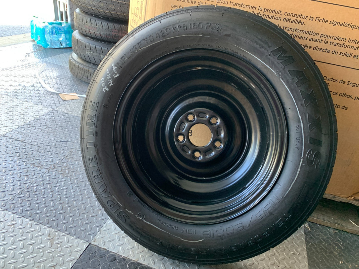 2010-2020 Nissan Rogue 16" Spare Tire Wheel Compact Donut T155/90D16 Maxxis