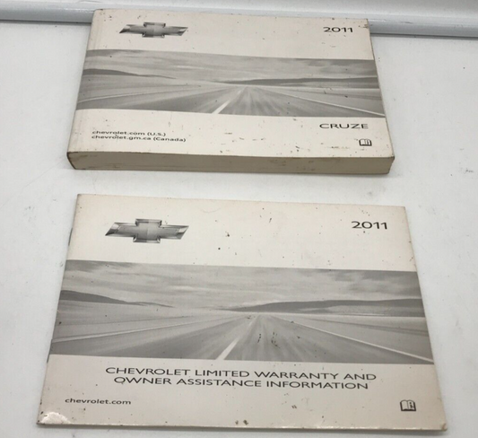 2011 Chevrolet Cruze Owners Manual Set OEM C02B45036
