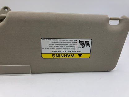 2007-2009 Mitsubishi Outlander Passenger Sun Visor Gray OEM C02B39031