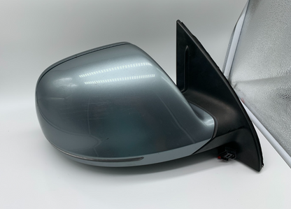 2007-2009 Audi Q7 Passenger Side View Power Door Mirror Blue OEM BSA C04B40008