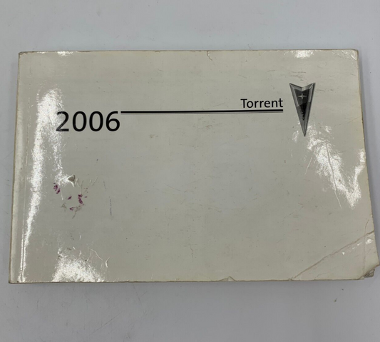 2006 Pontiac Torrent Owners Manual OEM C04B34023