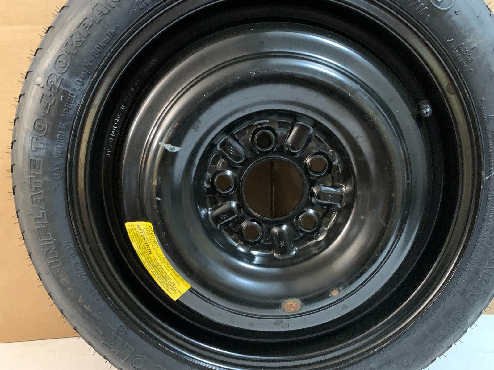 2006-2014 Hyundai Sonata 16" Spare Tire Compact Donut T125/80D16 OEM Spare