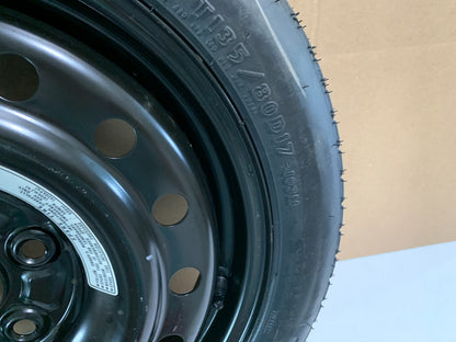 2011-2015 Honda Odyssey 17" Spare Tire Wheel Compact Donut T135/80D17 OEM