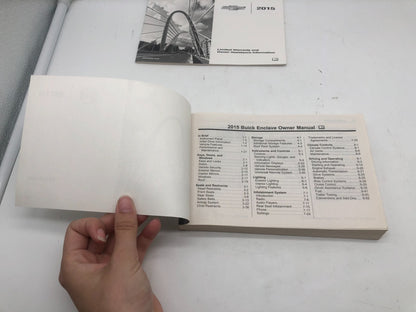 2015 Buick Enclave Owners Manual Set OEM A03B35048