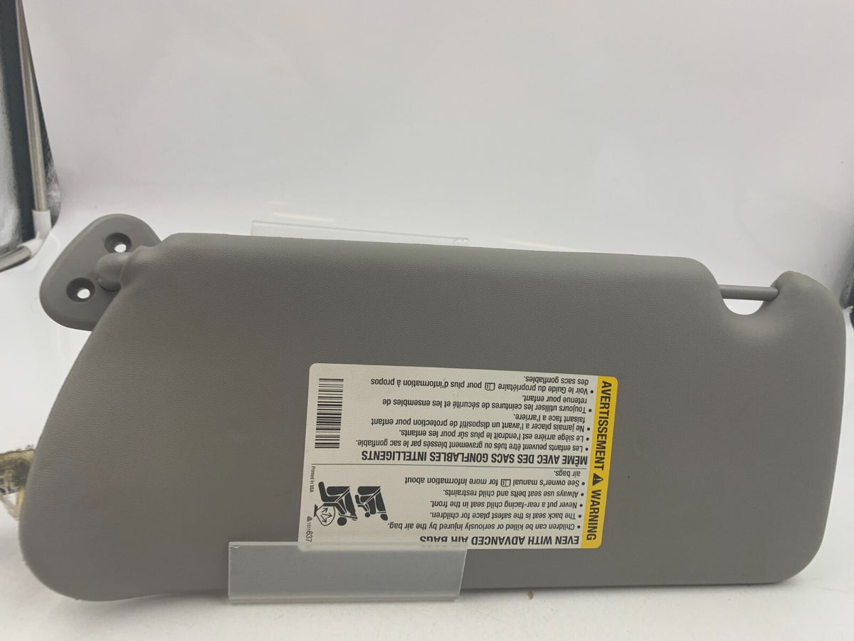 2007-2009 Cadillac SRX Passenger Sun Visor Illuminated Gray OEM D02B33080