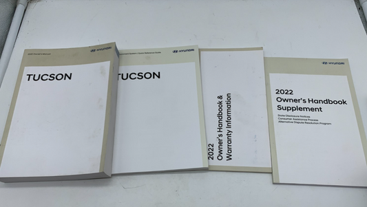 2022 Hyundai Tucson Owners Manual Set OEM