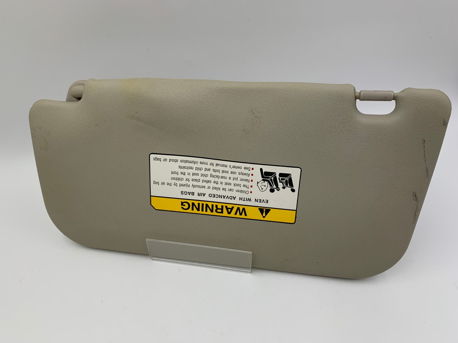 2014-2019 Mitsubishi Mirage Passenger Sun Visor Gray OEM C04B46043