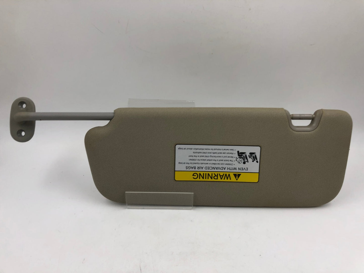 2014-2016 Kia Forte Passenger Sun Visor Gray OEM D01B23069