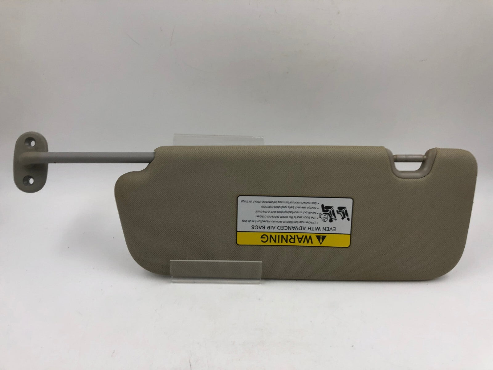 2014-2016 Kia Forte Passenger Sun Visor Gray OEM D01B23069