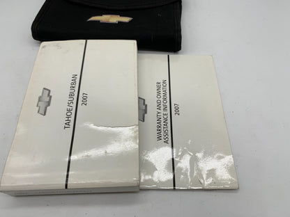 2007 Chevrolet Tahoe Suburban Owners Manual Set with Case OEM