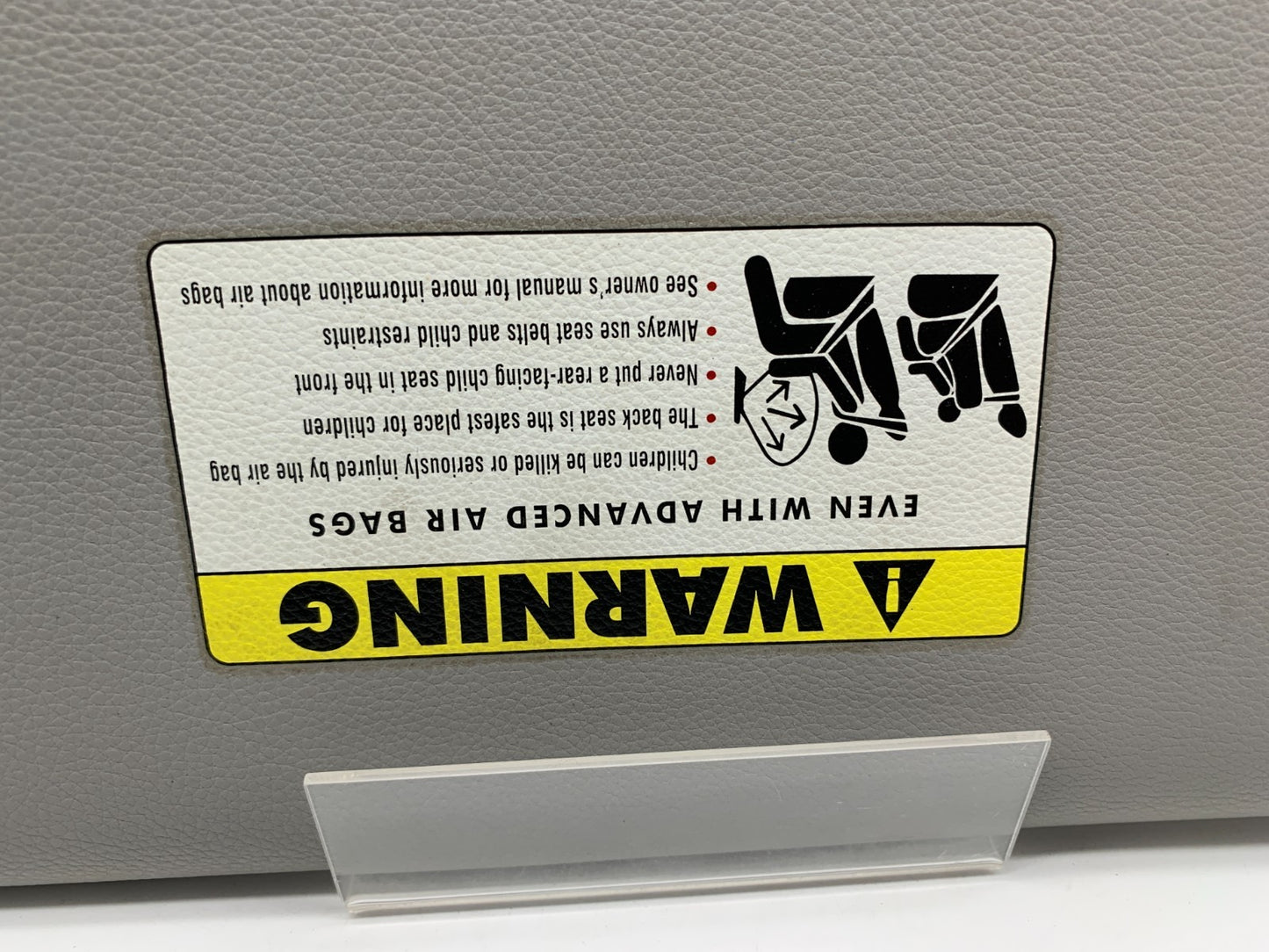 2004-2007 BMW 530i Passenger Sun Visor Gray OEM E02B38001