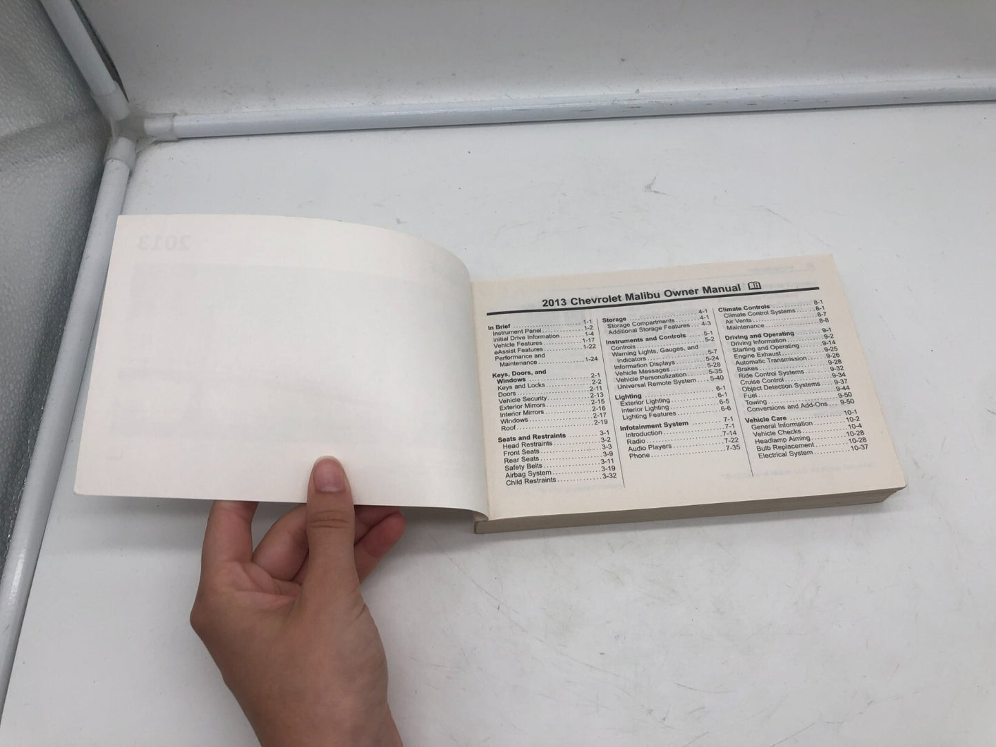 2013 Chevrolet Malibu Owners Manual OEM A03B35053