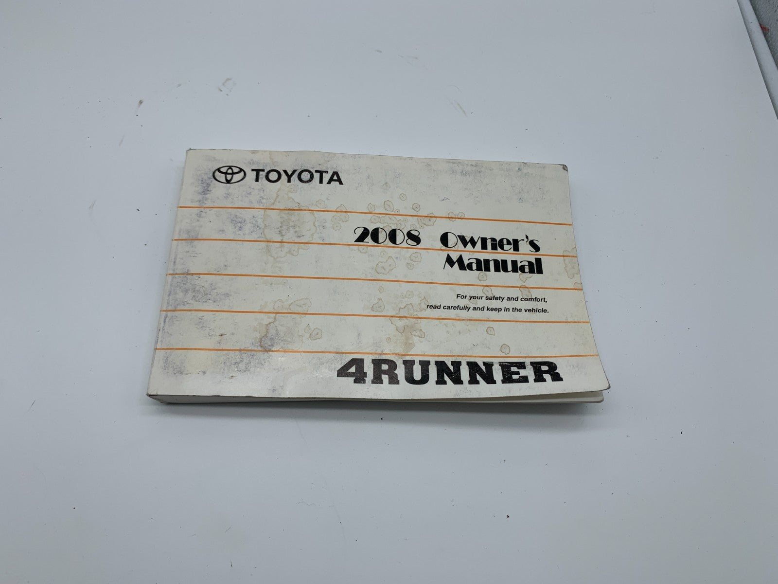 2008 Toyota 4Runner 4 Runner Owners Manual OEM C04B09004