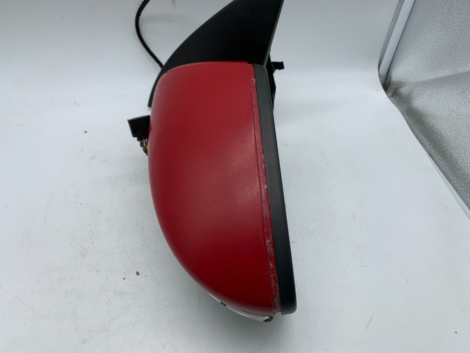 2009-2012 Volkswagen EOS Driver Side View Power Door Mirror Red OEM A04B32003