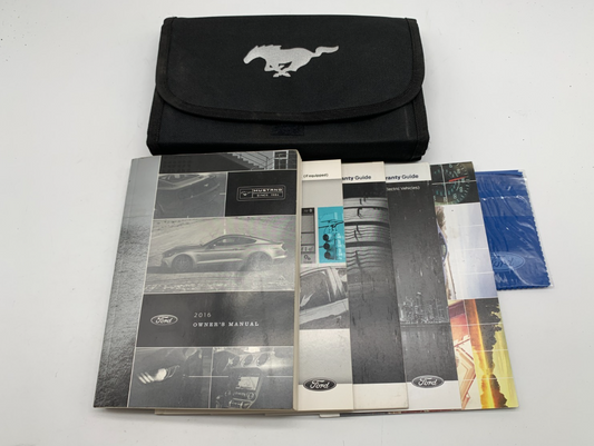 2016 Ford Mustang Owners Manual Set with Case OEM C02B04037