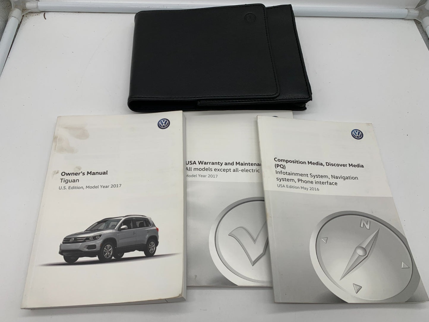 2017 Volkswagen Tiguan Owners Manual Set with Case OEM