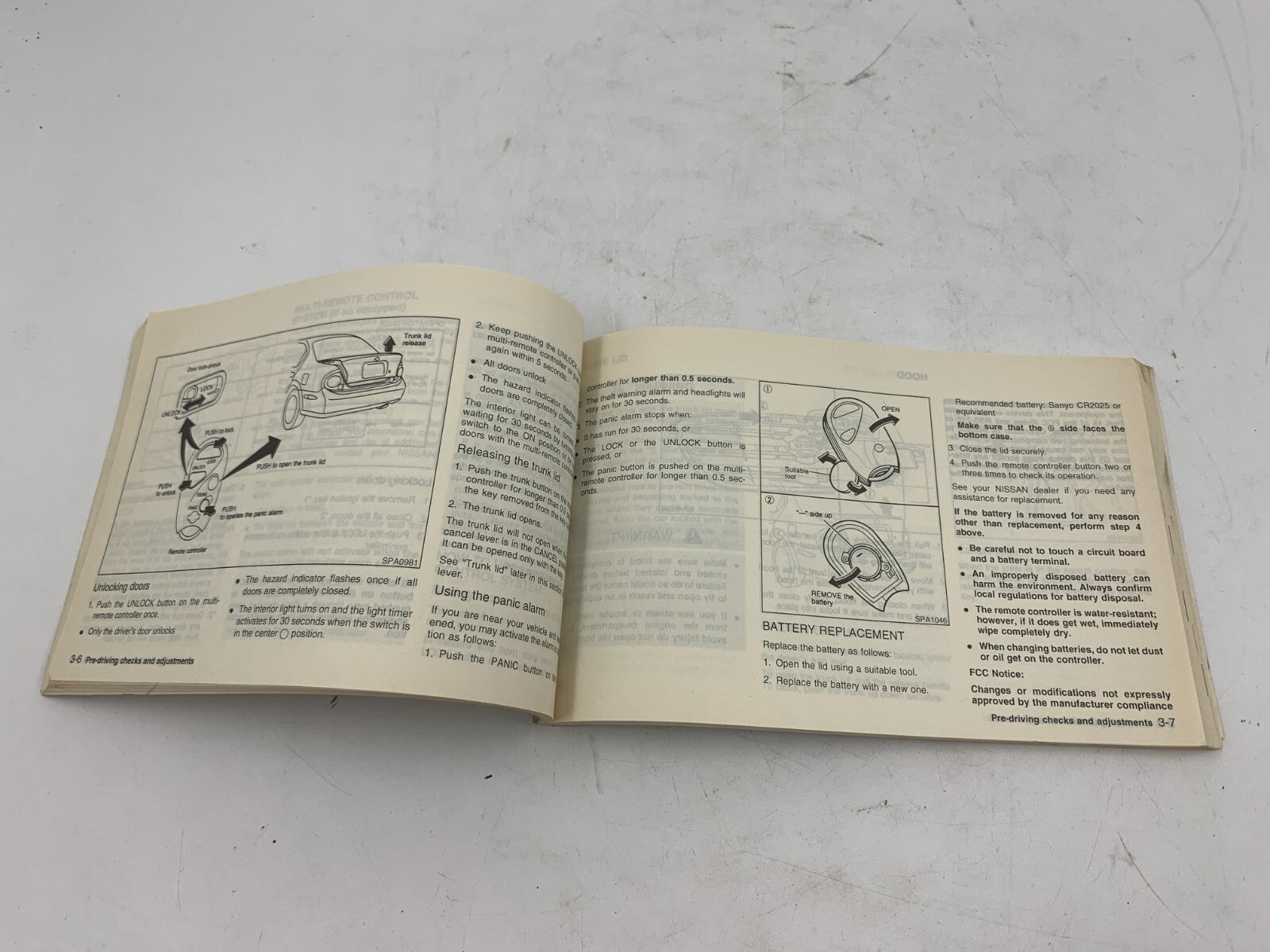 2000 Nissan Maxima Owners Manual OEM D04B56052