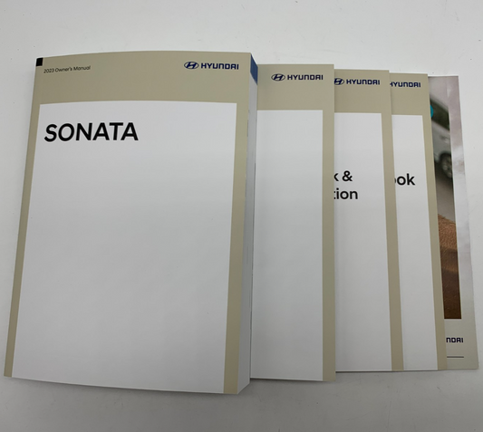 2023 Hyundai Sonata Owners Manual Set OEM A04B28008