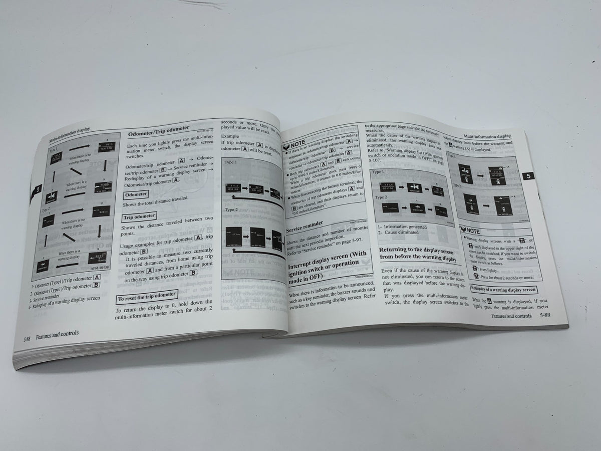 2017 Mitsubishi Outlander Owners Manual OEM A01B50014