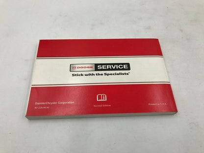 2006 Dodge Stratus Sedan Owners Manual Set with Case OEM R01B17001