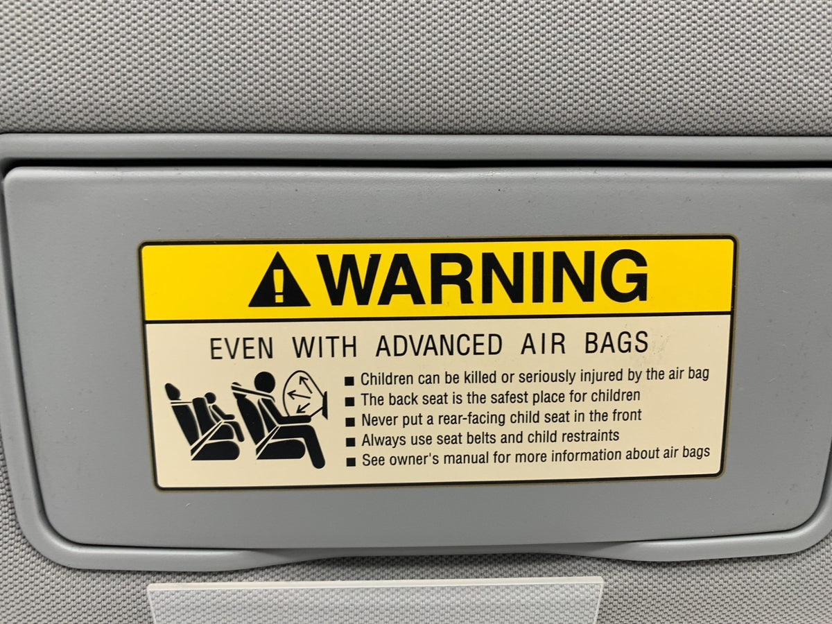 2006-2010 Honda Odyssey Passenger Sun Visor Gray Illuminated OEM C01B39060
