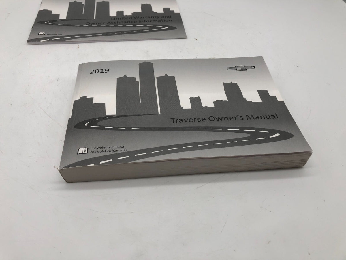 2019 Chevrolet Traverse Owners Manual Set OEM B03B63016