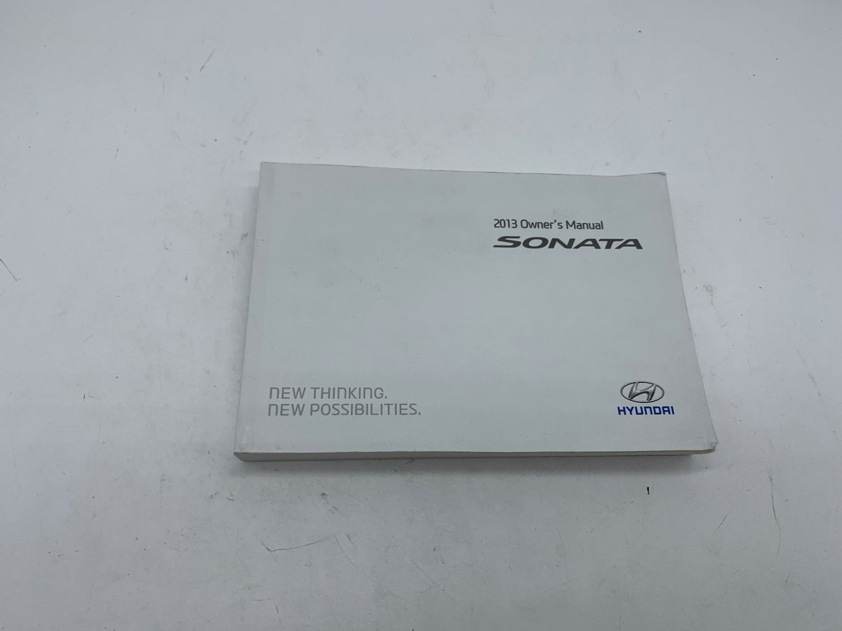 2013 Hyundai Sonata Owners Manual OEM R01B20017