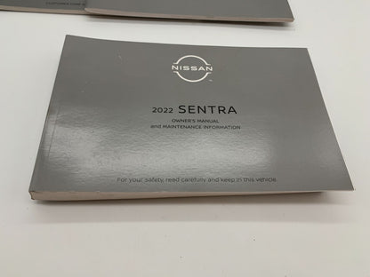 2022 Nissan Sentra Owners Manual Set OEM A02B56046