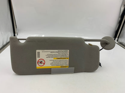 2005-2007 Cadillac STS Driver Sun Visor Gray Illuminated OEM B01B12056