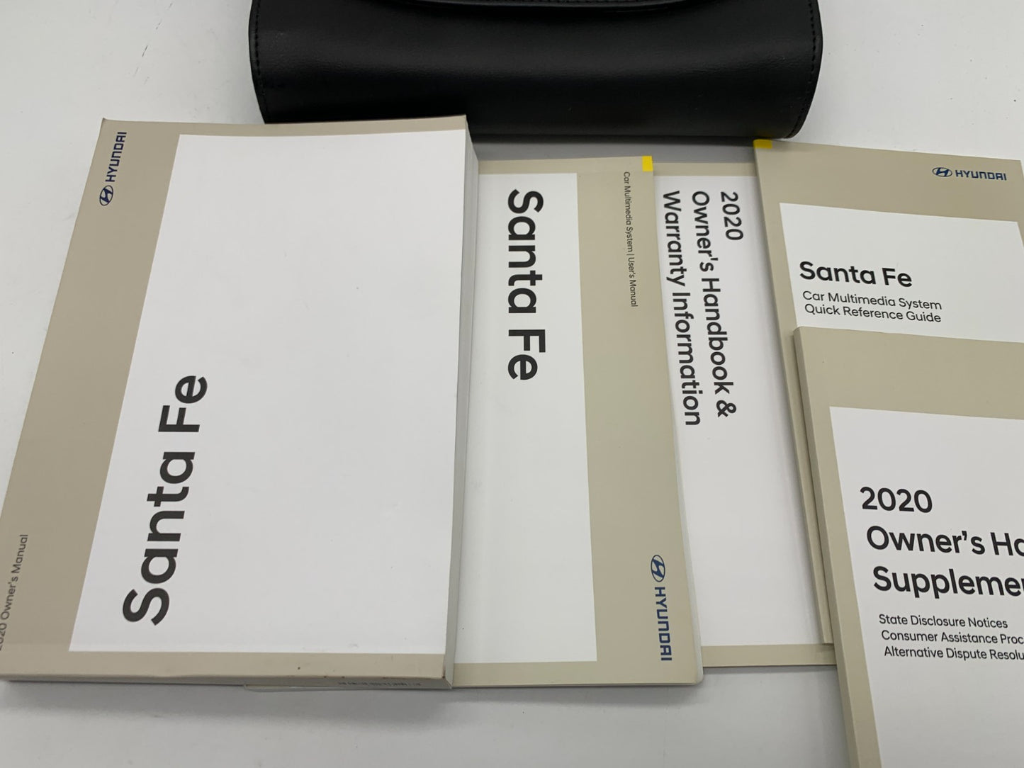2020 Hyundai Santa FE Sport Owners Manual Set with Case OEM C02B13062
