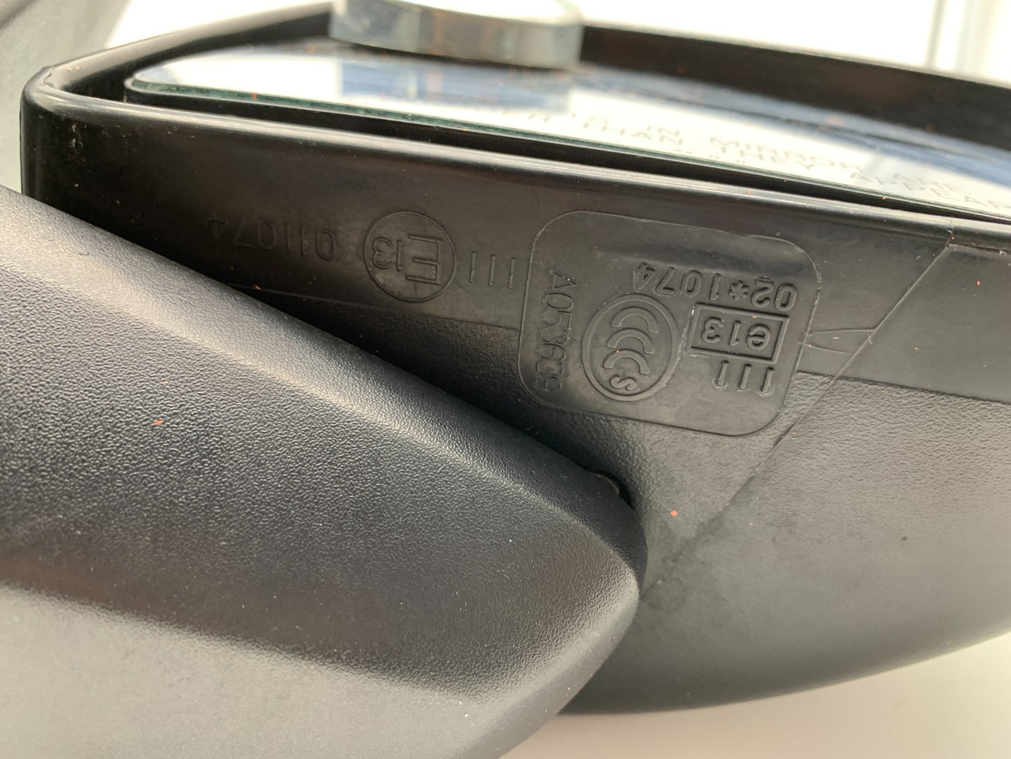 2007-2017 Jeep Compass Passenger Side View Power Door Mirror Black OEM D02B42006