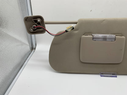 2009-2012 Ford Flex Driver Sun Visor Gray Illuminated OEM B03B17015