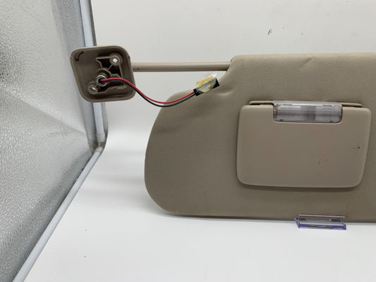2009-2012 Ford Flex Driver Sun Visor Gray Illuminated OEM B03B17015