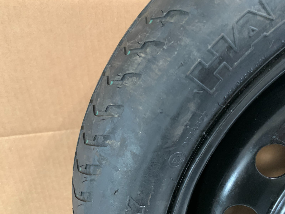 2019-2023 Hyundai Kona 16" Spare Tire Wheel Compact Donut T125/80D16