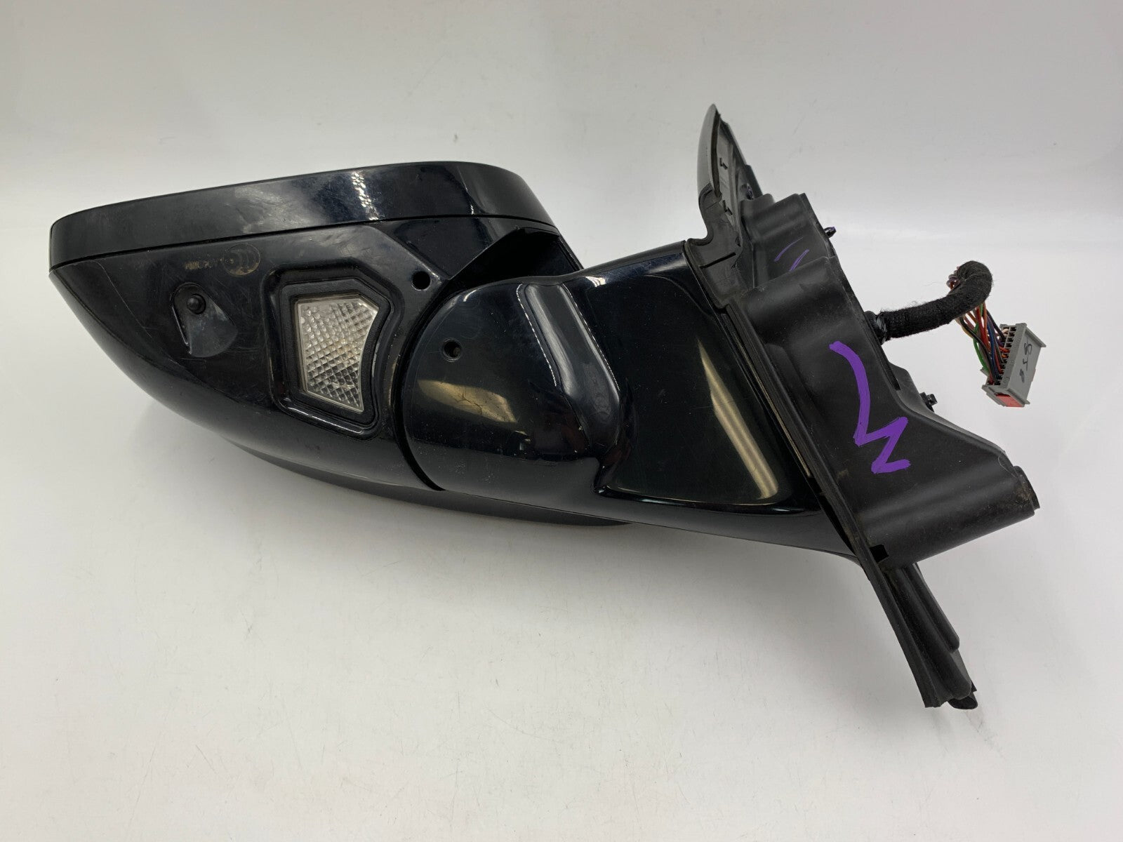 2010-2015 Jaguar XF Driver Side View Power Door Mirror Black BSA OEM A02B46041