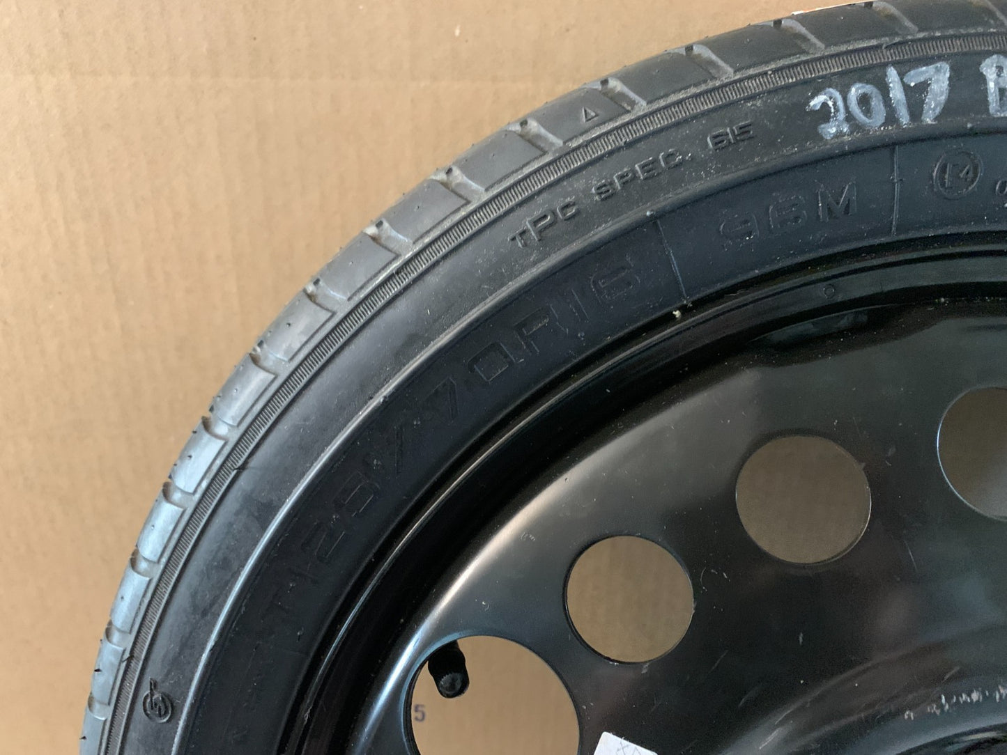 2013-2022 Buick Encore 16" Spare Tire Wheel Compact Donut T125/70R16