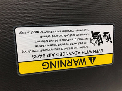 2014-2019 Kia Soul Passenger Sun Visor Black Illuminated OEM A02B09003
