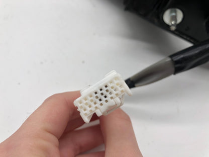 2016 Nissan Rogue Driver Side View Power Door Mirror Red OEM E03B16013