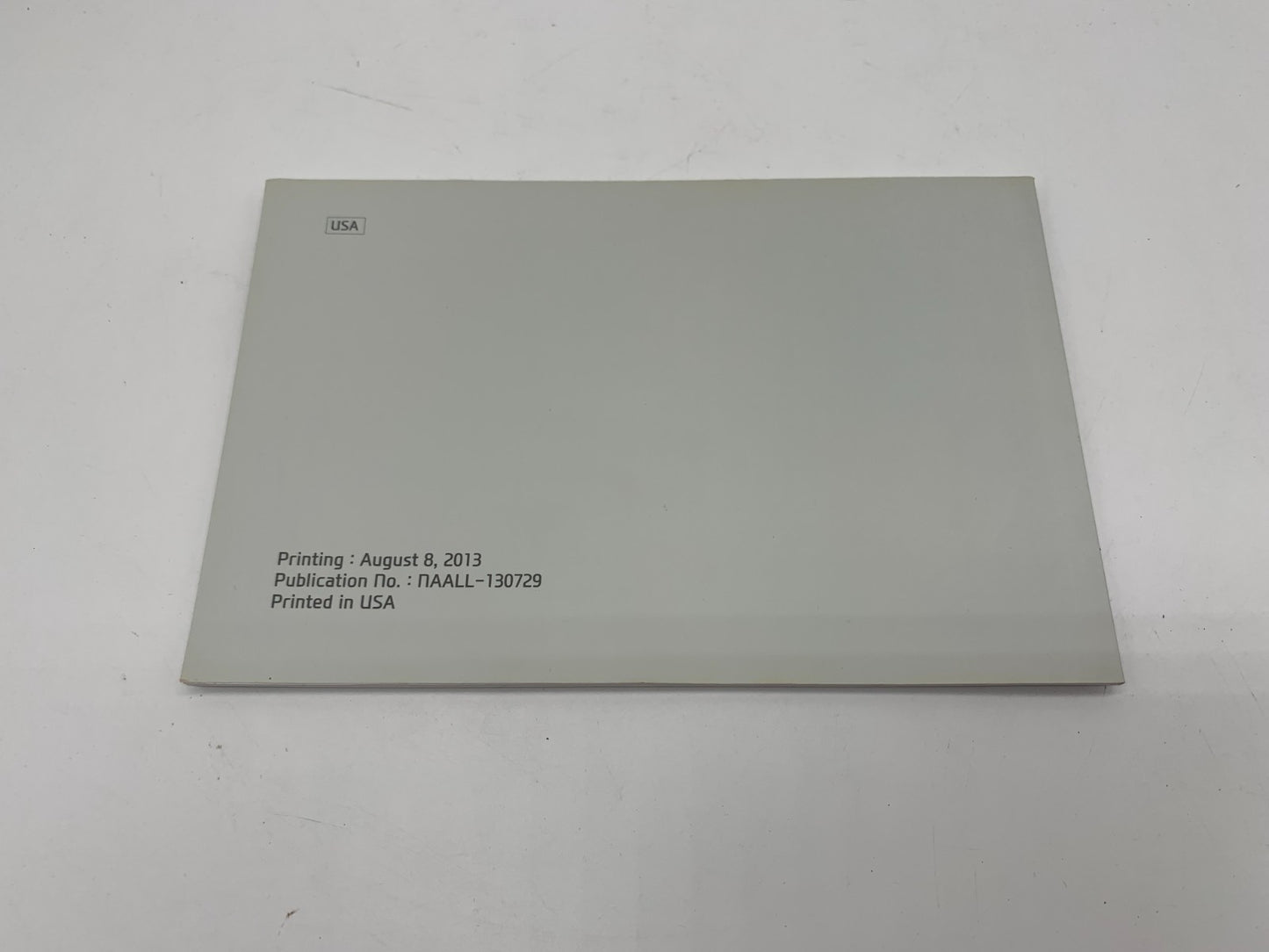 2014 Hyundai Sonata Owners Manual Includes Case OEM